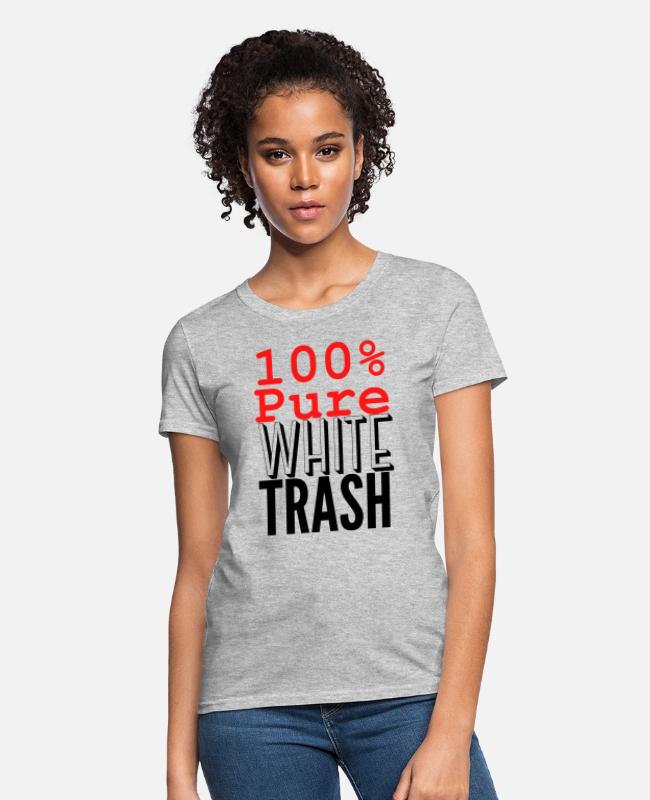 pure white trash shirt